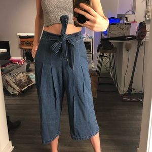 NWOT universal threads wide legged pants with tie